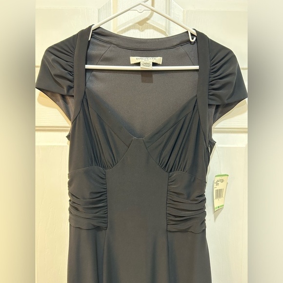 Evan Picone NWT Cinched Waist Fit Flare Dress Witchy Whimsigoth Stretch Size 8 - Picture 4 of 9